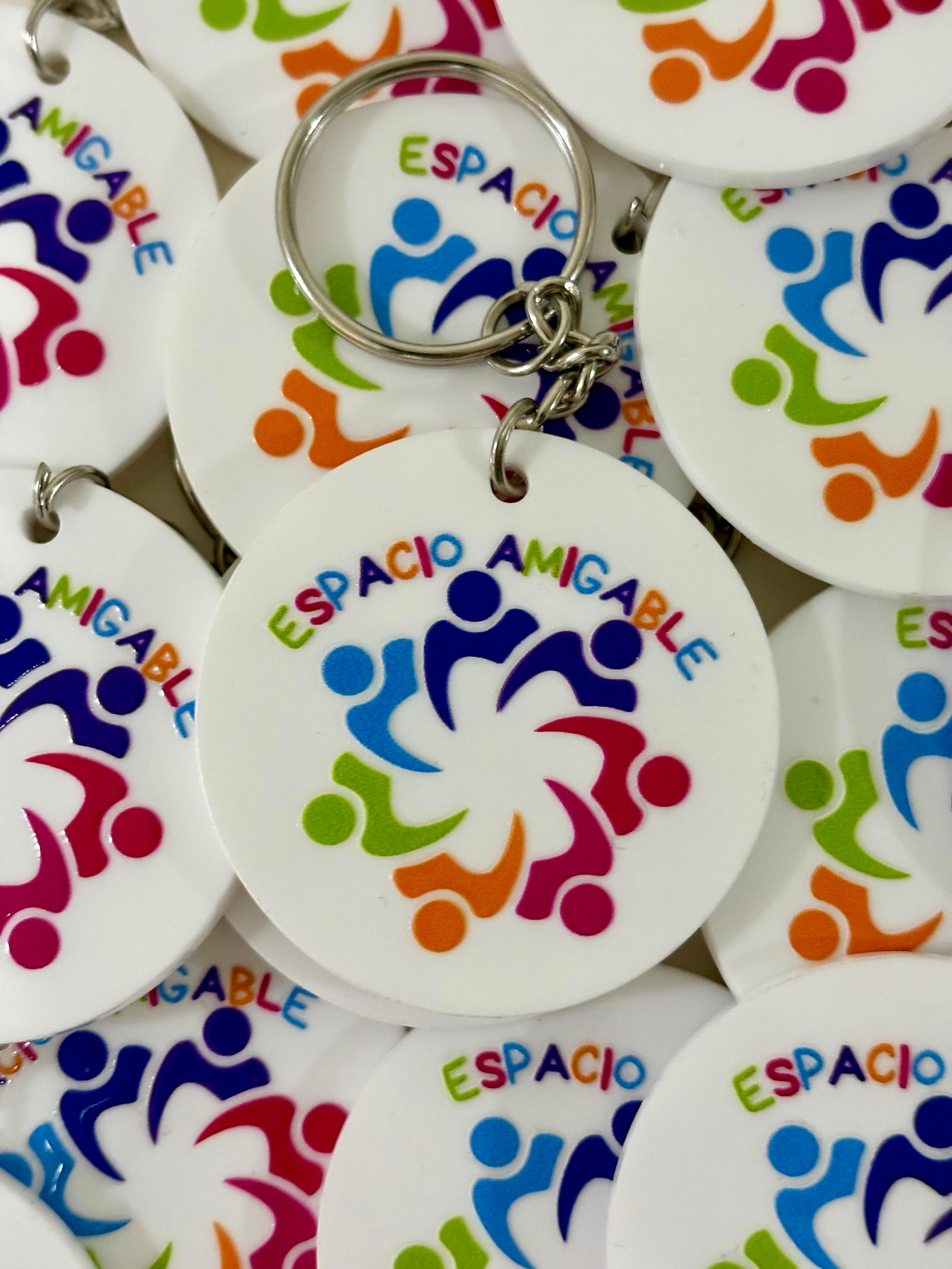 Llaveros redondos personalizados
